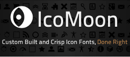 Logotipo de los iconos de fuente IcoMoon